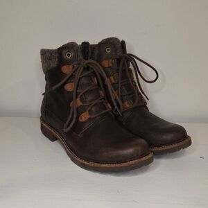 Womens LL BEAN East Point Leather Chelsea Ankle Boots Waterproof TEK2.5 BROWN 9M